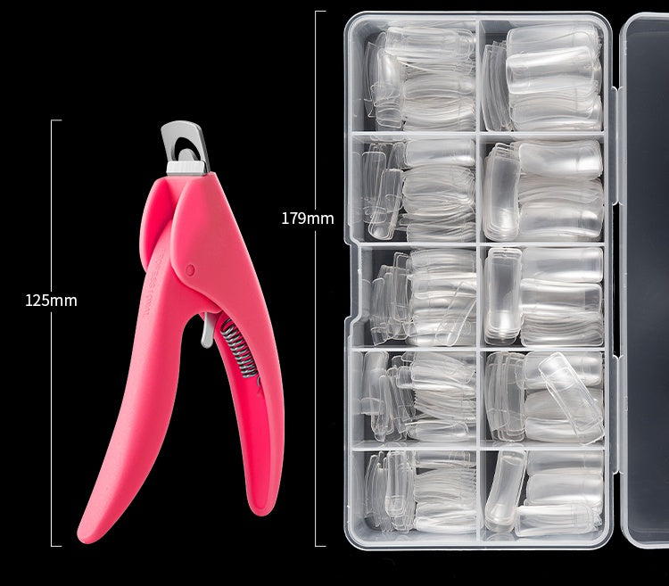 NailPro™ - Kit Profesional de 500 Uñas Acrílicas con Accesorios Completos